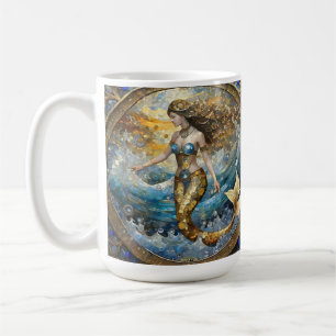 Mug Sirène dans les vagues de l'océan