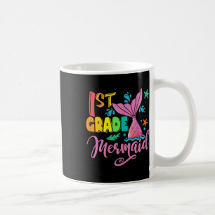 Mug Sirène de 1re année rentre à l'école pour enseigne