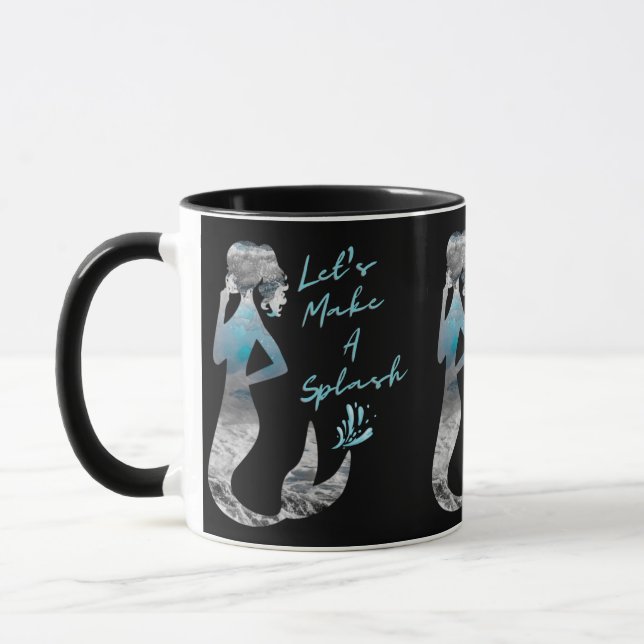 Mug Sirène d'océan Faisons un éclaboussure (Gauche)