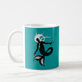Mug Sirène gothique Imaginaire foncé Créature