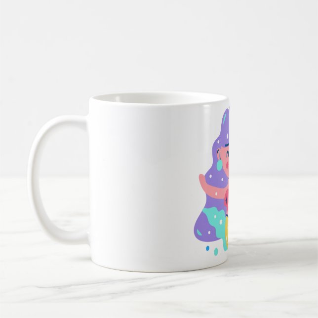 Mug Sirène jaune (Gauche)