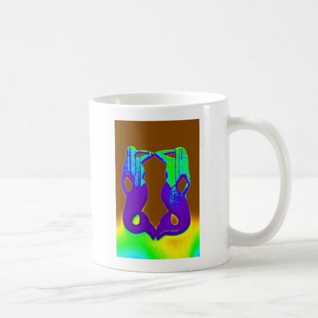 Mug sirènes violettes jumelles (Droite)