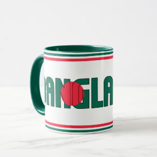 Mug Sirote avec le café patriotique du Bangladesh