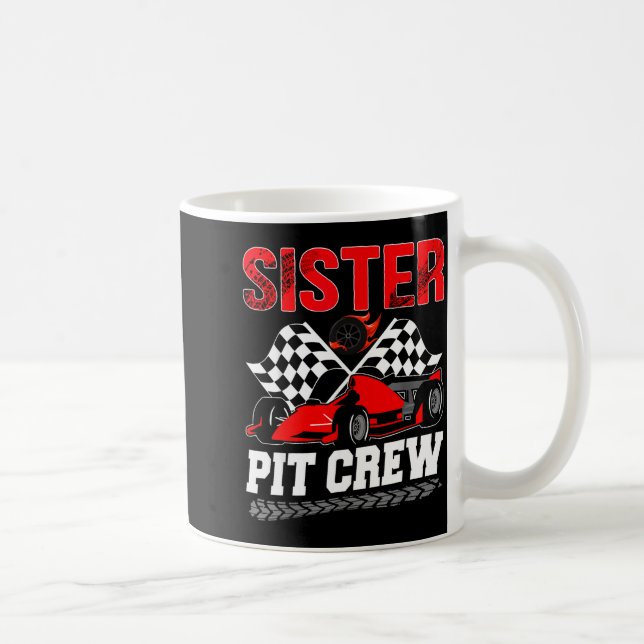 Mug Sister T Crew Racing Family Race Car Birthday Boy  (Droite)