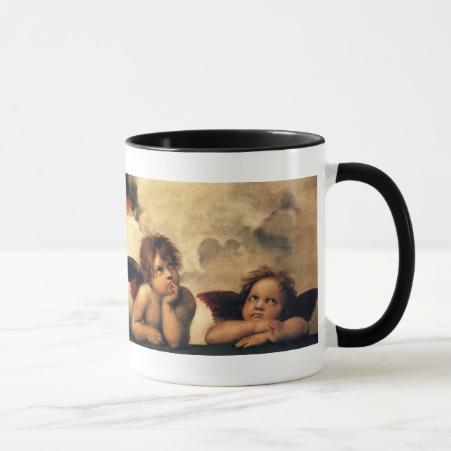 Mug Sistine Madonna Angels par Raphael Sanzio (Droite)