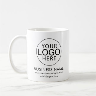 Mug Site Web du logo d'entreprise personnalisé Swag