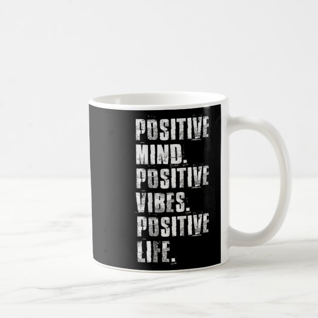 Mug Sitive Mind Sitive Vibes Sitive Life Motivational  (Droite)