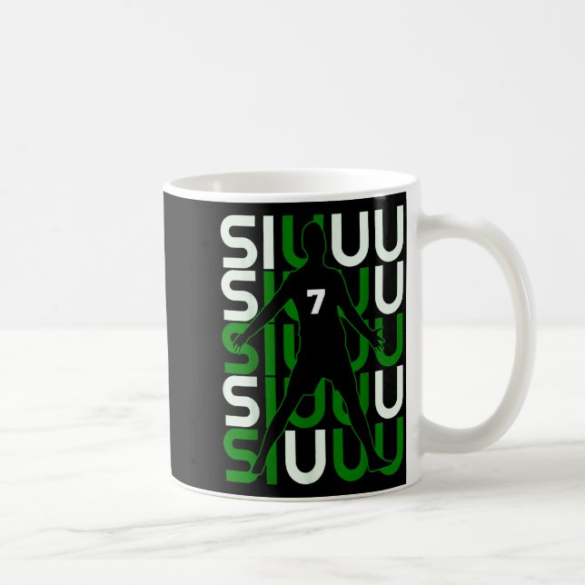 Mug Siuuuu Funny Soccer Present For Soccer Lovers Fan  (Droite)
