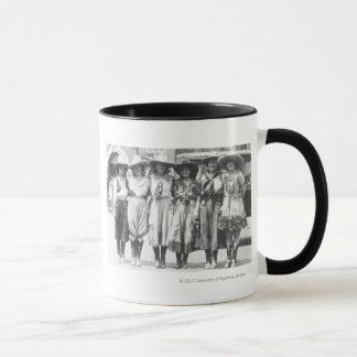 Mug Six cow-girls aux jours de frontière de Cheyenne
