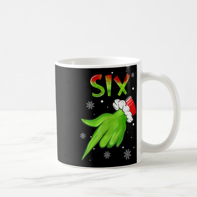 Mug Six Funny Six Seven 6 7 Mème Santa Noël Xmas  (Droite)