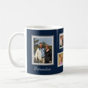 MUG SIX HEUREUSES PHOTOS FAMILLE VOYAGER ANIMAUX AMIS