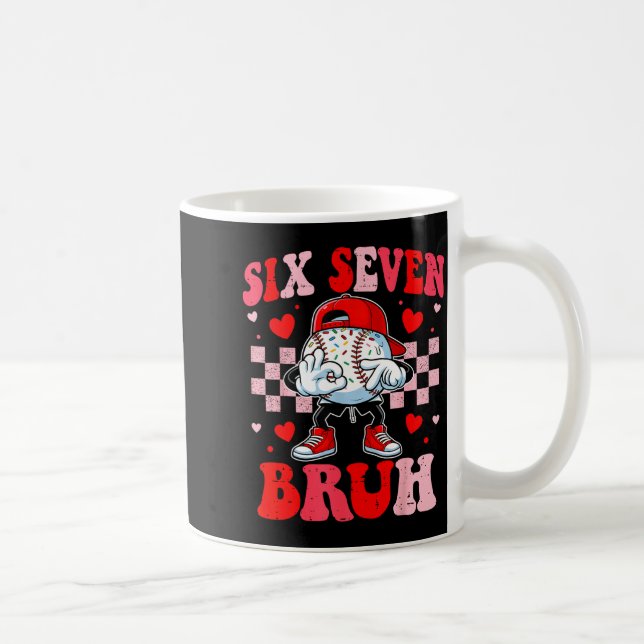 Mug Six sept 67 bruh 6 7 mème baseball glace goutte (Droite)