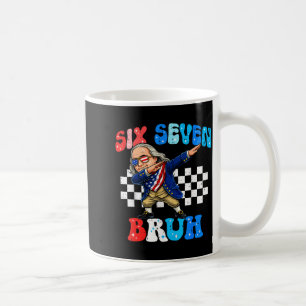 Mug Six sept 67 bruh 6 7 mème ben franklin dabbing 4t