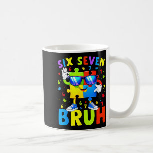 Mug Six sept bruh sensibilisation à l'autisme 67 autis