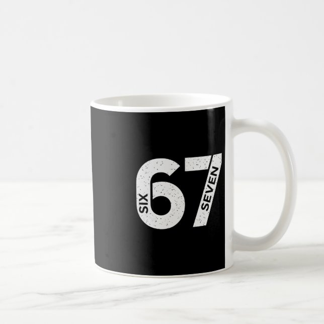 Mug Six Sept Cool Nombre Génération Alpha Argot 6 7 Te (Droite)