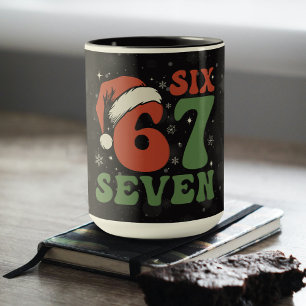 Mug Six Seven 67 Chapeau de Père Noël Drôle de Noël Xm