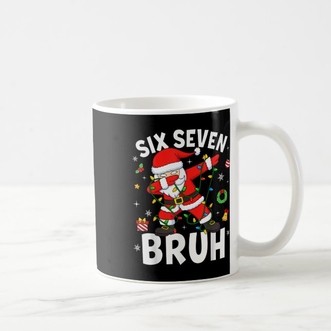 Mug Six Seven 67 Génération Z Alpha Mème Bruh Noël Dab (Droite)