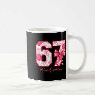 Mug Six Seven 67 Mème Fille Coquette Arc Drôle Générat