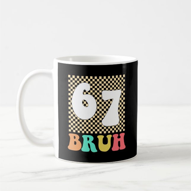 Mug Six Seven 6 7 Bruh Mème Drôle  (Gauche)