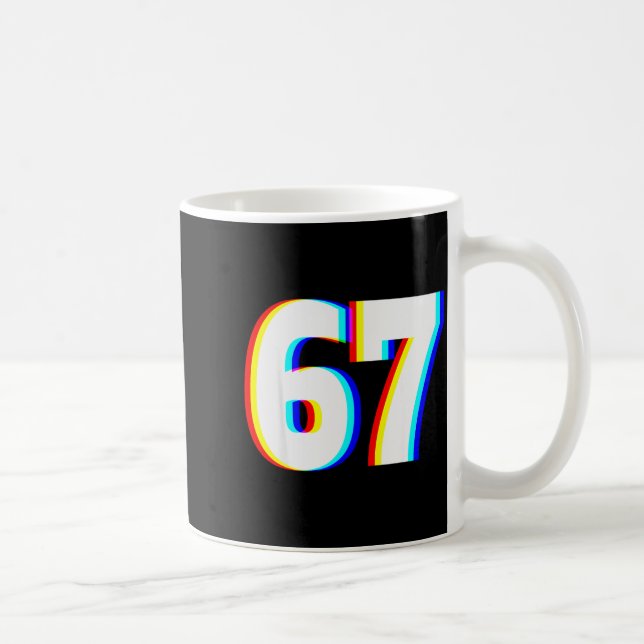 Mug Six Seven 6 7 Edm Illusion Optique  (Droite)