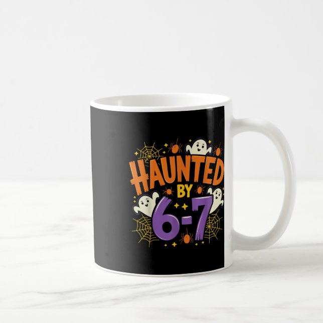Mug Six Seven 6 7 Fantôme Mème 67 Main de Squelette Ha (Droite)
