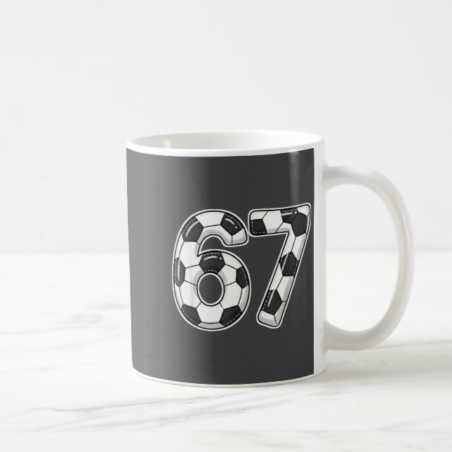 Mug Six Seven 6 7 Meme Humor Funny Football Fan Men Wo (Droite)