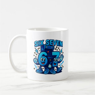 Mug Six Seven Amusant Numéro Personnage Art