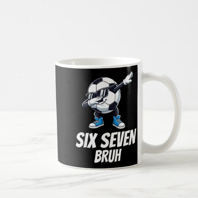 Mug Six Seven Bruh Brainrot Génération Alpha Dabbing B (Droite)