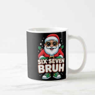 Mug Six Seven Bruh Drôle de Père Noël Noël 67 Générati
