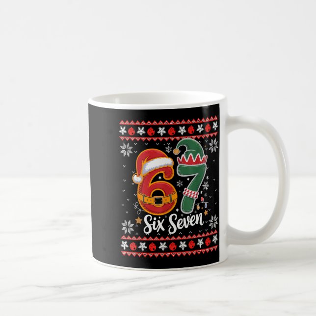 Mug Six Seven Christmas 6 7 Ugly Christmas Sweater Boy (Droite)