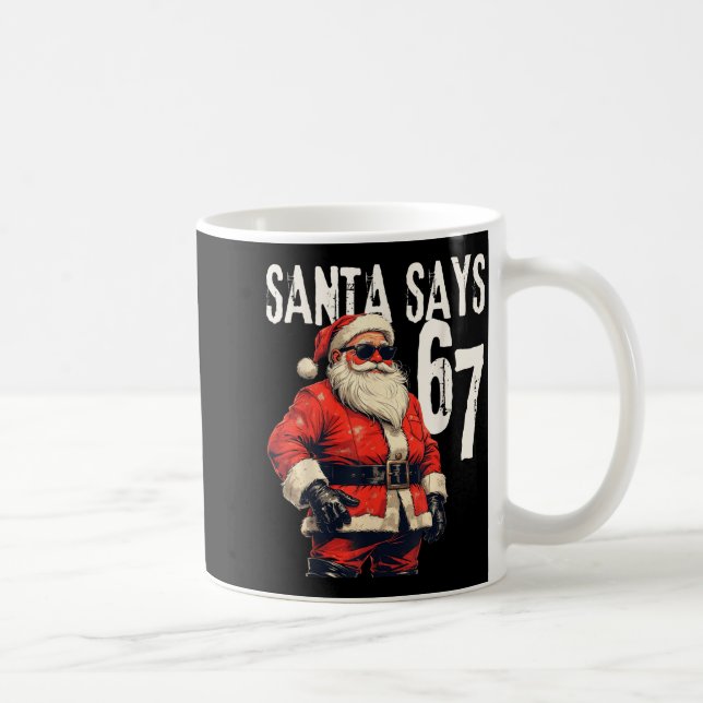 Mug Six Seven Christmas Meme 67 Funny  (Droite)