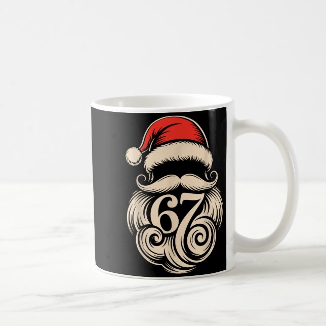 Mug Six Seven Christmas Santa Meme 6 7 Holiday Humor D (Droite)