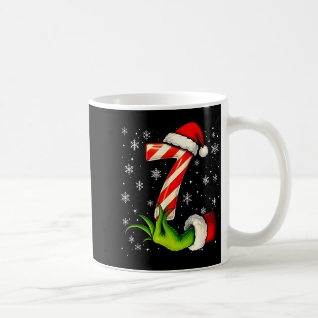 Mug Six Seven Drôle De Noël Couple Correspondant Meme  (Droite)