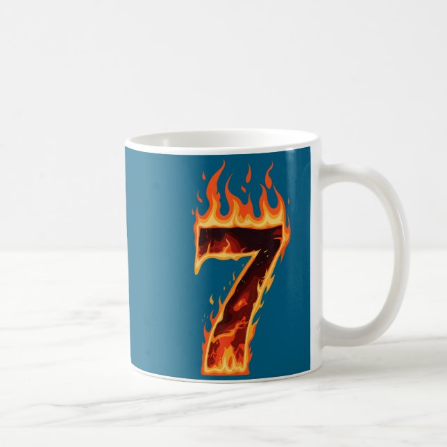 Mug Six Seven Flamboyant Glace Drôle Mème 67 Couple (Droite)