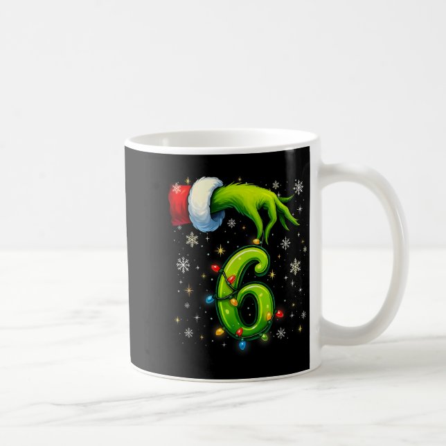 Mug Six Seven Funny Christmas Meme Couple Matching  (Droite)