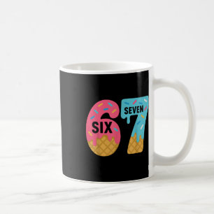 Mug Six Seven Glace Drip Cool Meme 67 Drôle Drippi