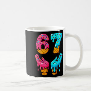 Mug Six Seven Glace Drip Meme 67 Drôle Gen Alpha S