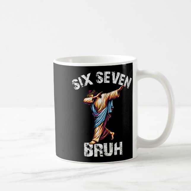 Mug Six Seven Jesus Dabbing Christmas 6 7 Meme 67 Kids (Droite)