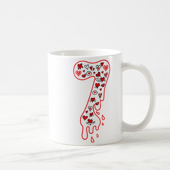 Mug Six Seven Meme Number 7 Couples Matching Valentine (Droite)
