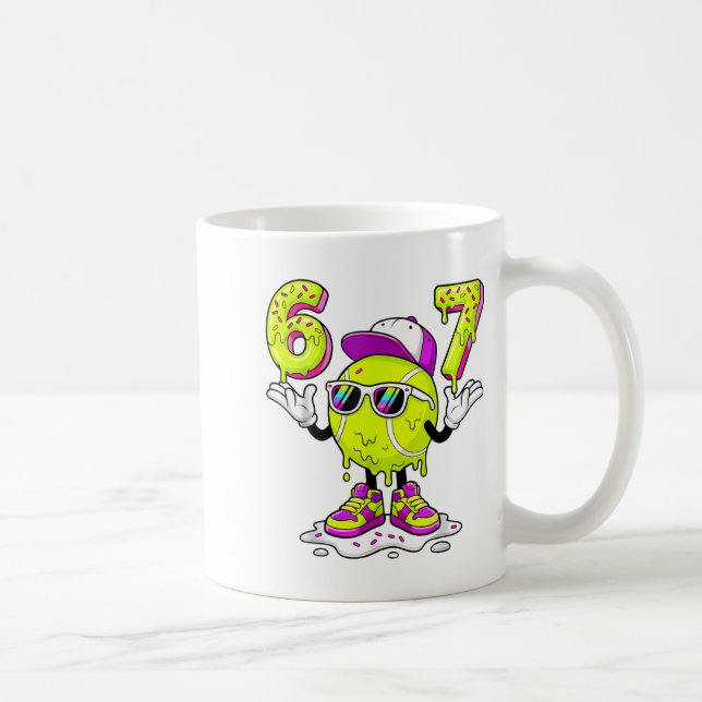 Mug Six Seven Meme Tennis Crème Glacée Drip 67 Pour En (Droite)