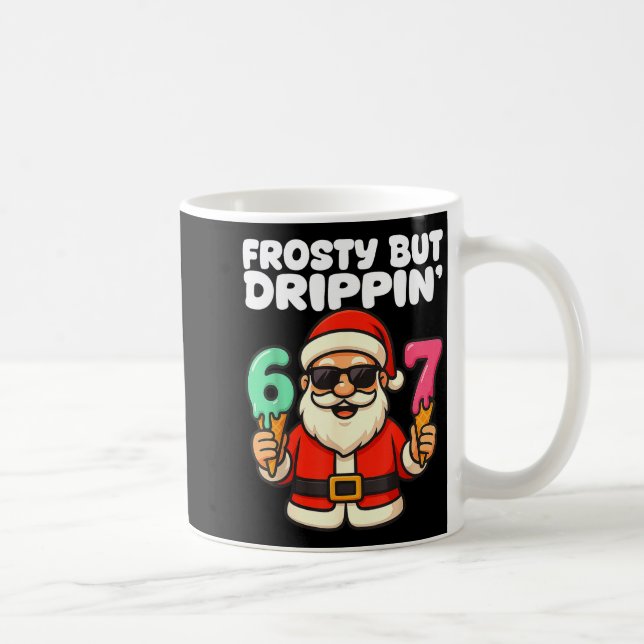 Mug Six Seven Santa Santa Sungles Ice Cream Christmas  (Droite)