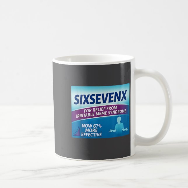 Mug Sixsevenx Relief From Meme Numbers Parody Teacher  (Droite)