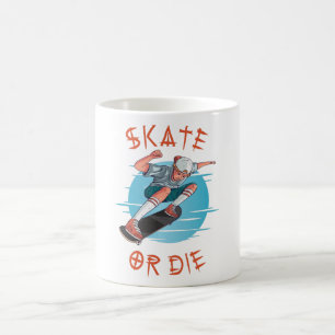 Mug Skate ou die Skateboarder Garçon