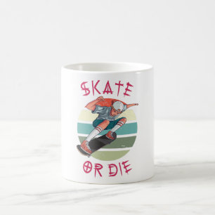 Mug Skate ou die Skateboarder Garçon