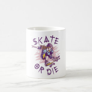 Mug Skate ou meurs Skateboardeuse