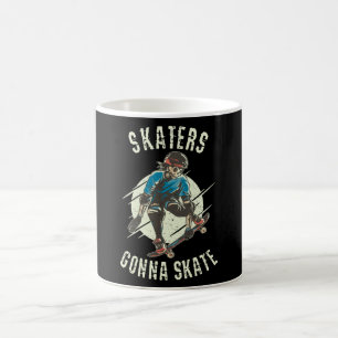 Mug Skate Skate Skeleton Skateboarder