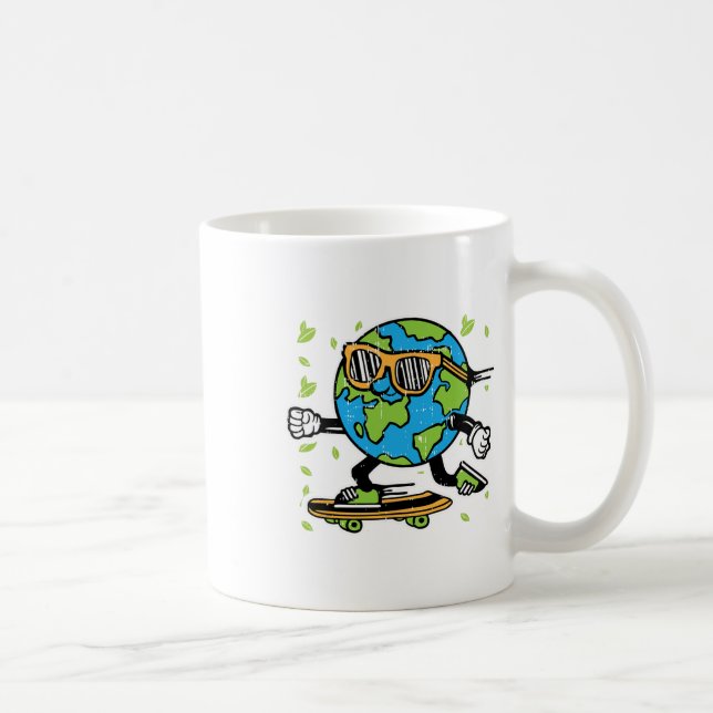 Mug Skateboard Jour des terres Nature De l'environneme (Droite)
