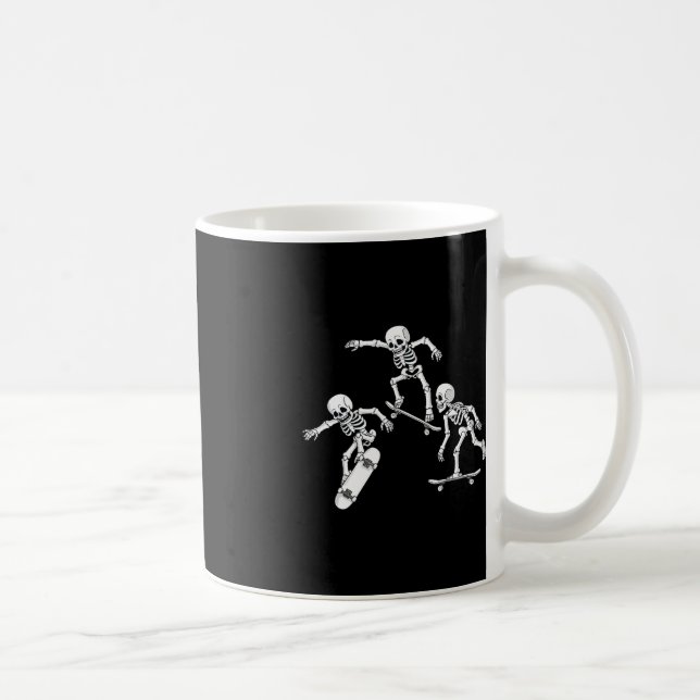 Mug Skateboard Skeletons Halloween Sketons Garçons Enf (Droite)