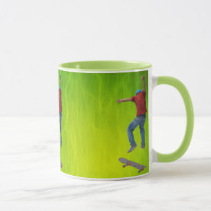 Mug Skateboarder obtenir quelques Air Action Street Ku