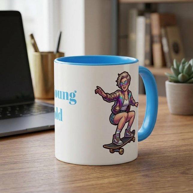 Mug Skater Girl : Forever Young Sara (Créateur téléchargé)